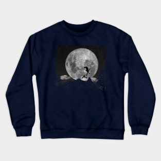 Skiing Freestyle - Black Night Crewneck Sweatshirt